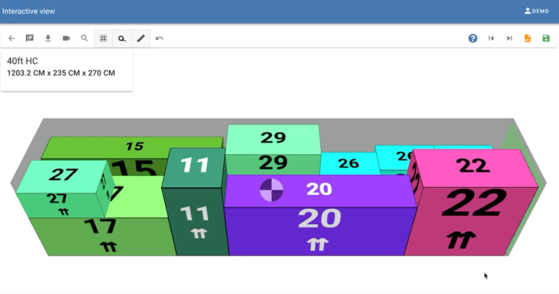 The interactive view