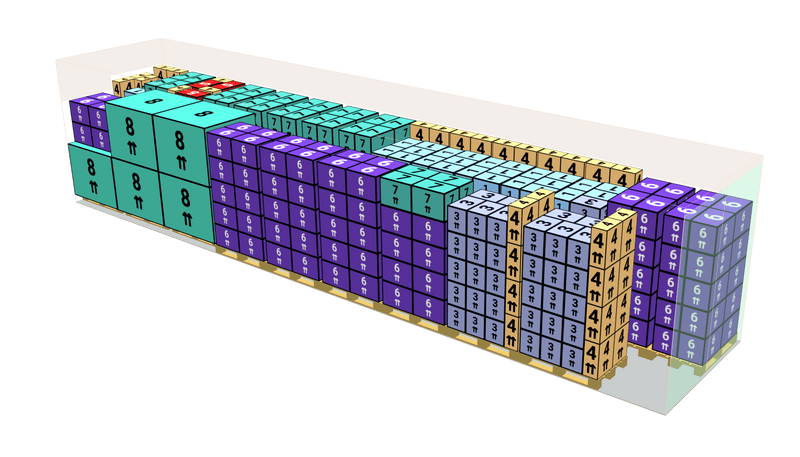 container with pallets